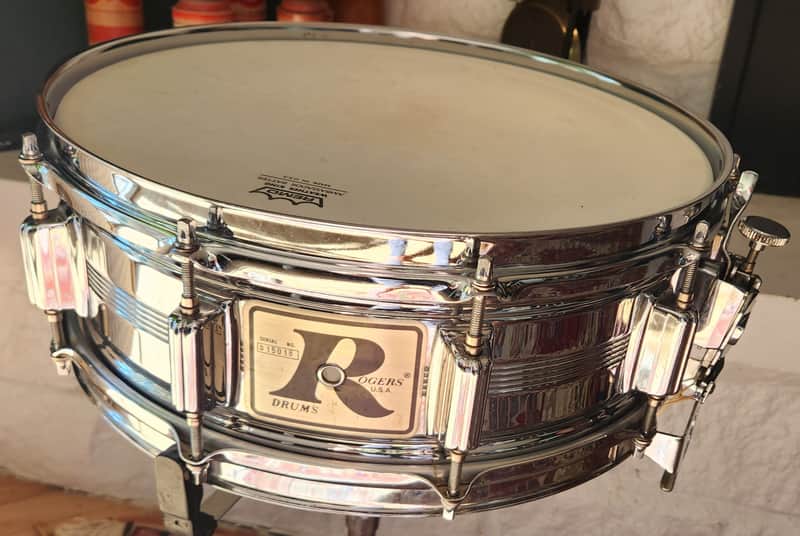 STUDIO SALE! Rogers 'BIG R' Dynasonic Snare COB 14"×5" 1975-77 USA image 1
