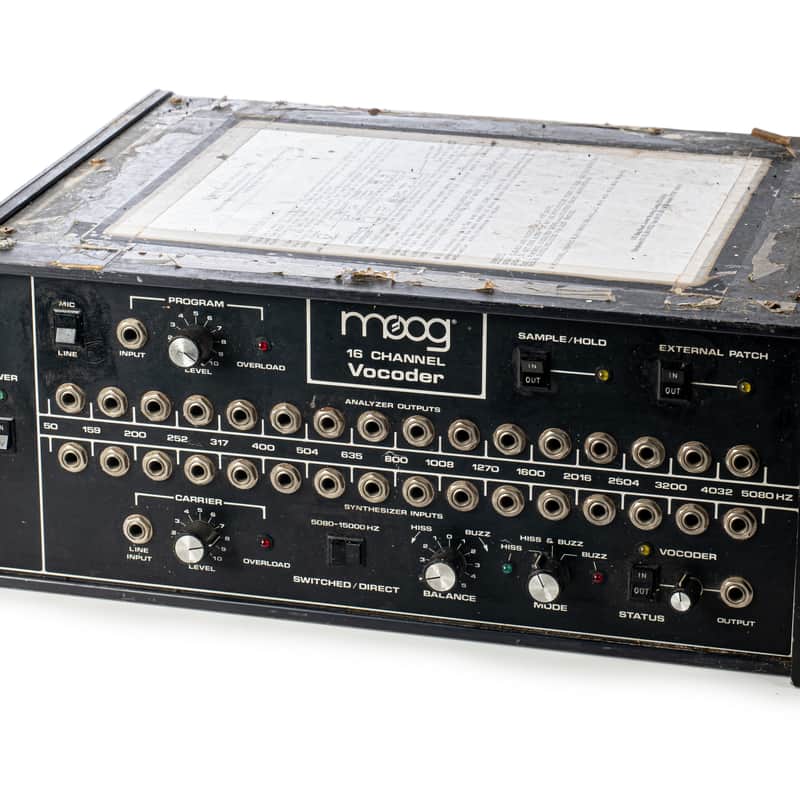 1979 Moog 16 Channel Vocoder RARE Black