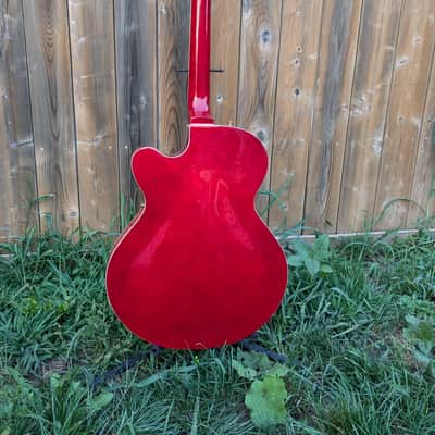 Nashville L5 Electric Guitar Hollow Body  Flamed Maple Jazz Guitar Bigsby image 8