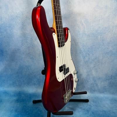 1993 Fender Japan PB-38 Standard Precision Bass Candy Apple Red, MIJ imagen 6