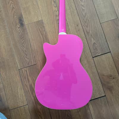 Carlo Robelli Carly 2000’s - Pink Acoustic Guitar image 3
