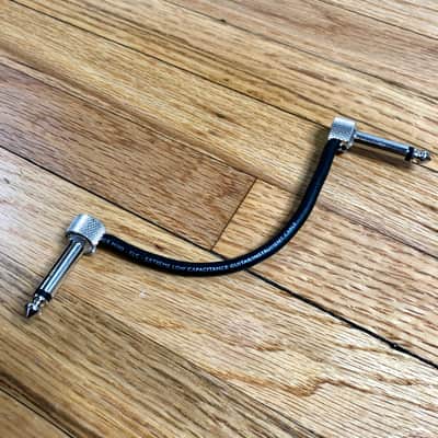 Lava Cable Mini ELC 4.5” RA 1/4” - RA 1/4” Patch Cable image 1