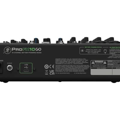 Mackie ProFX10 GO 10-Channel Battery Powered Mixer image 5