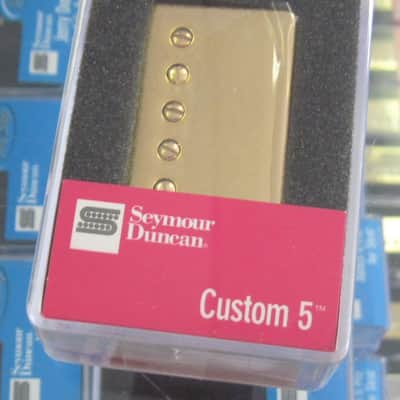 Seymour Duncan Custom 5 Humbucker Pickup Gold SH-14 image 1