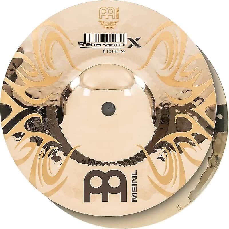 Meinl Generation X GX-8FXH 8" FX Hat, pair (w/ Video Demo) image 1