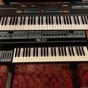 Crumar Trilogy 3-Section Polyphonic Analog Synthesizer 1980s - Black