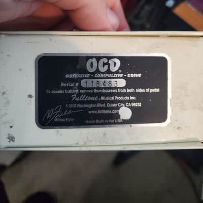 Fulltone OCD V1.7 2015 - Cream image 2