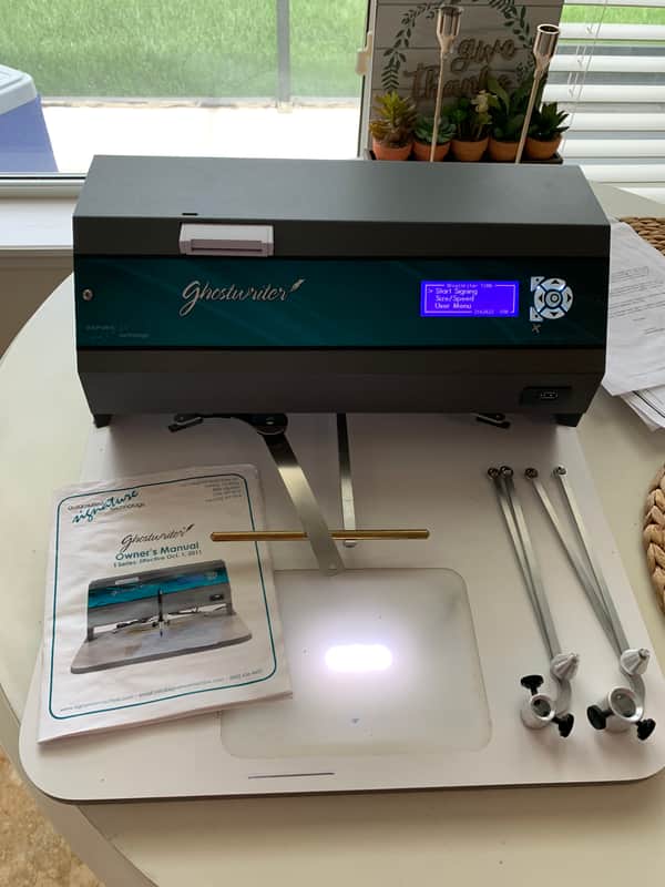 Ghostwriter T-200 2016 autograph machine Signature autopen image 1