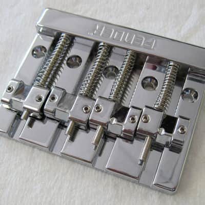 Fender High Mass Bass Bridge IV with Zinc Saddles 0994407000 image 1