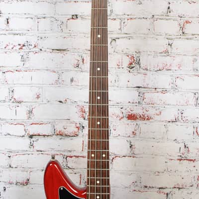 Squier - 2011 Vintage Modified Jaguar Bass Special Electric Bass Crimson Red Transparent - USED image 5
