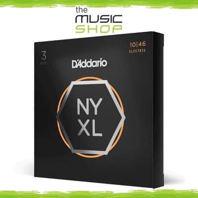 3 Pack, D'Addario NYXL 10-46 Electric Guitar Strings - NYXL1046-3P image 1