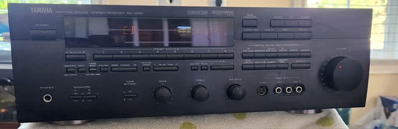 Yamaha Yamaha RX-V690 Audio Video Receiver (1993-95) 1993 - Black image 1