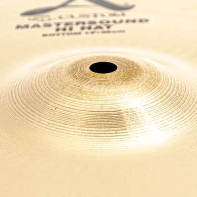 Zildjian 14" A Custom Mastersound Hi-Hats - 1100g Top / 1300g Bottom - Used image 9