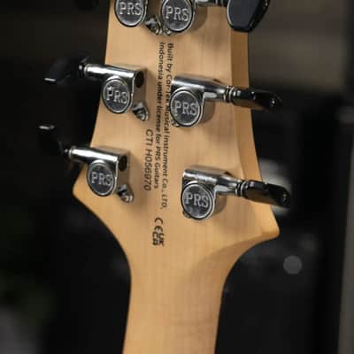 PRS SE CE 24 Satin Electric Guitar - Charcoal with Gig Bag image 7