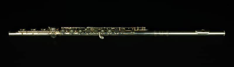 Jupiter JFL-611R Silver Plated Open Hole Inline G C Foot Flute w