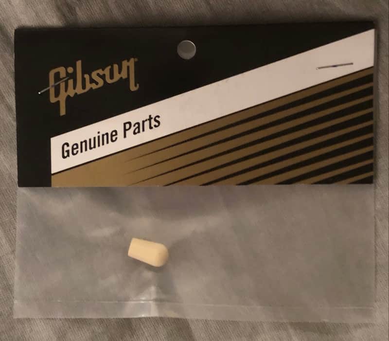 Gibson PRTK-020 Toggle Switch Cap White/Cream image 1