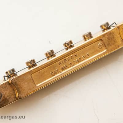 Original Gibson ABR 1 Bridge 1966-1970 Gold W/ original Thumbwheels image 6