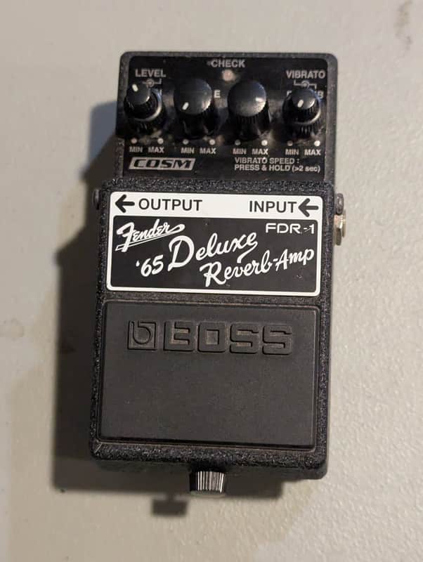 Boss FDR-1 Fender '65 Deluxe Reverb Amp Pedal | Reverb