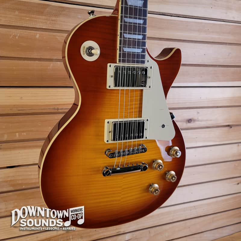 Epiphone Les Paul Standard '50s with Epiphone Gig Bag - Washed Cherry Sunburst image 1