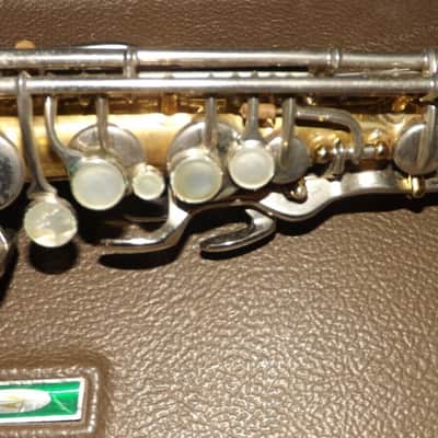 Buescher Alto Saxophone USA w/ case/neck/MP/strap, acceptable condition image 4