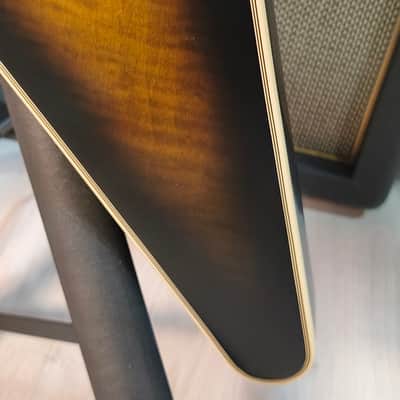 Epiphone Flying V Prophecy 2024 Yellow Tiger Aged Gloss image 6