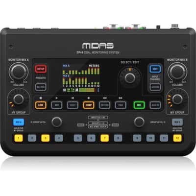 Midas DP48 Dual 48-Channel Personal Monitor Mixer with SD Card Recorder image 2