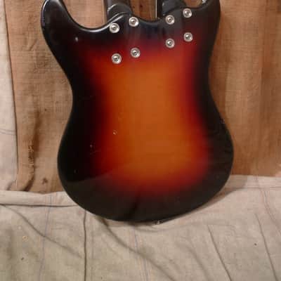 Mosrite Doubleneck 4/6 Bass Guitar 1973 Sunburst image 7