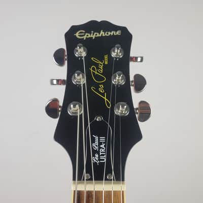 2011 Epiphone Les Paul Ultra III - Cherry Burst image 3