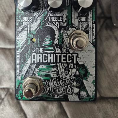 Matthews Effects The Architect Foundational Overdrive/Boost V3 2019 - Green Graphic image 2