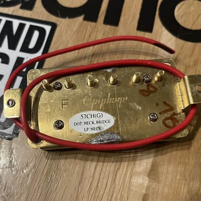 Epiphone 57CH(G) Gold Neck Humbucker Bridge Pickup Les Paul ES DOT image 3
