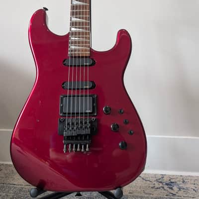 Charvel Model 4 – Late 1980s – Cherry Metallic – KH20 EMG Pickups – Excellent Player image 1