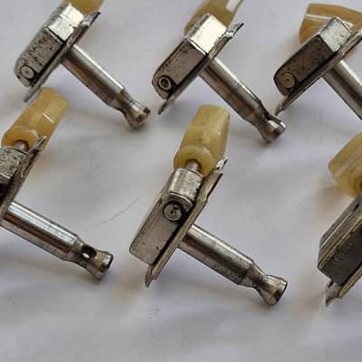 Kluson set of 6 (3+3) no line single ring tuners - 1953 - to mid 1956 image 7