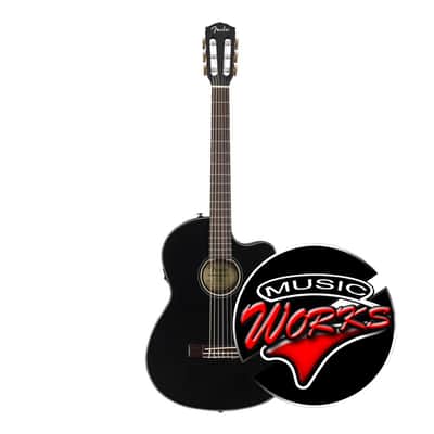FENDER - Cn-140sce Nylon Thinline Black with case 0970264306 image 2