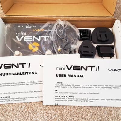 Neo Instruments Mini Vent II Rotary Speaker Cab Simulator Pedal 2010s - Black image 2