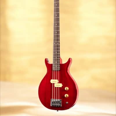 Washburn SB4R Wing Series Scavenger Electric Bass w/Gigbag, Trans Red image 5