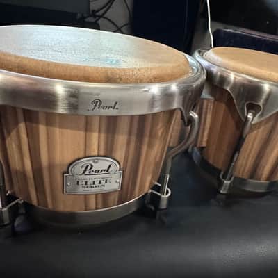 Pearl PBW300DX/510 Elite 7 / 9" Thai Oak Bongos image 2