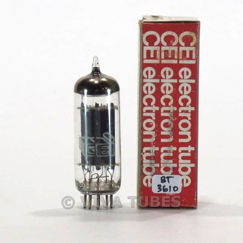 True NOS NIB CEI Taiwan 6GU7 Grey Plate Top Disc Get Vacuum Tube image 1