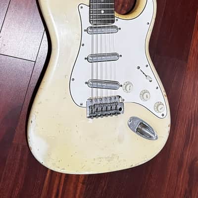 Modulus Blackknife- strat style 1990's - White/cream parts guitar image 1