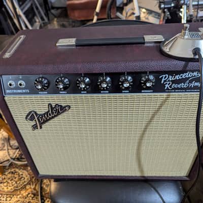 Fender Princeton 65 reissue Bordeaux Edition 2023 - 12" Speaker image 2