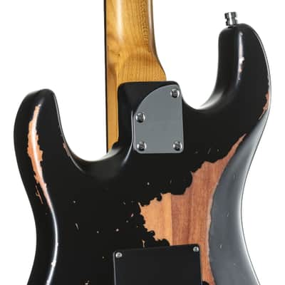 Fame Custom ST RW Worn Sunburst - Electric Guitar imagen 7