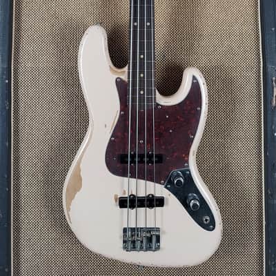 Fender Roadworn Flea Bass 2023 Relic Pink Stacked Knobs Super Cool! (GB-48) image 1