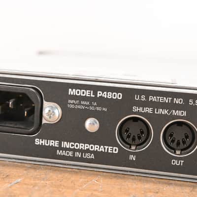 Shure P4800 4x8 Digital Signal Processor CG01TXB image 10