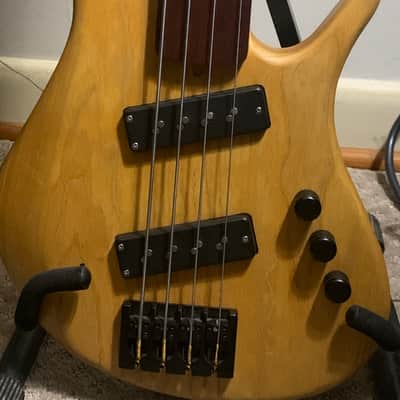 Tom Clement Singlecut 2011 Natural Custom Electric Bass Guitar image 5