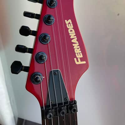 1991 MIJ Fernandes FR-65, Tilt Back Headstock, Contoured Heel, Vintage Gig Bag image 3