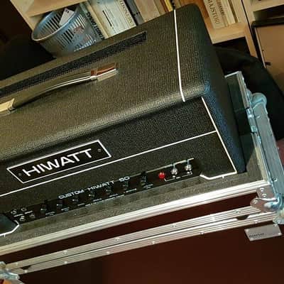 Hiwatt DR504 Custom 50 + 212 cabinet w/flight cases image 4