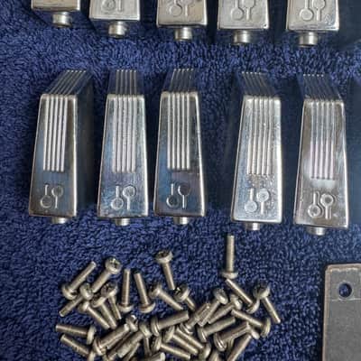 Sonor Lot of 20 Bass or Tom Drum Lugs - Lite SonorLite Phonic Item 741 260/380 80s - Chrome image 5