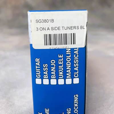 W.D. SG3801B 3+3 Black Tuners image 2