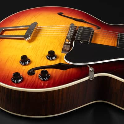 2016 Gibson Memphis ES-175 Figured - Vintage Sunburst | USA Custom Hollowbody Archtop Jazz Guitar 3.3kg | CoA OHSC image 21
