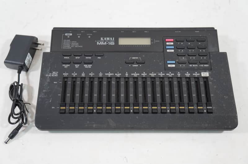 KAWAI MM-16 16ch SysEx MIDI Mixer Controller for K1 K4 K4r XD-5