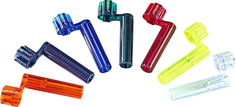 Dual Slot String Winder for Guitar & Ukulele - Transparent Green image 1